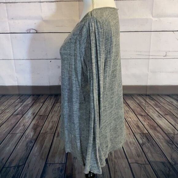 Banana Republic Top Shirt Womens XL Gray Tunic Basic Minimalist Casual Modern‎ - Picture 4 of 11